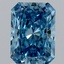 1.58 Ct. Fancy Vivid Blue Radiant Lab Grown Diamond
