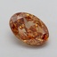 2.01 Ct. Fancy Vivid  Orange Oval Lab Grown Diamond