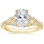 18K Yellow Gold Begonia Vine Diamond Ring (1/2 ct. tw.), smalltop view