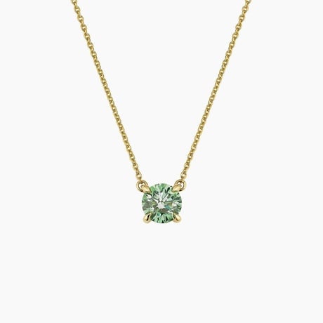 Pacific Green Lab Diamond Solitaire Pendant (3/4 ct. tw.)