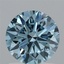 1.16 Ct. Fancy Vivid Blue Round Lab Grown Diamond