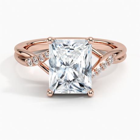 14K Rose Gold Chamise Diamond Ring (1/15 ct. tw.)