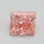3.30 Ct. Fancy Vivid Pink Princess Lab Grown Diamond