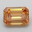 1.60 Ct. Fancy Light  Brown Emerald Lab Grown Diamond