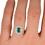 The Carsyn Ring, smallzoomed in top view on a hand