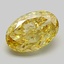 3.01 Ct. Fancy Intense Yellow Oval Lab Grown Diamond