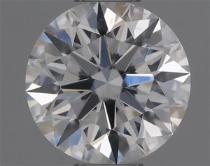 Round diamond — real photo