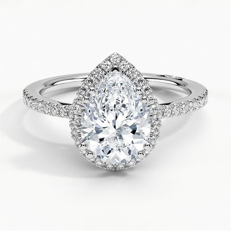 Cathedral Shoulder Ring with Hidden Diamond Accents