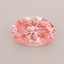 0.57 Ct. Fancy Intense Pink Oval Lab Grown Diamond