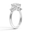 Cat-Inspired Diamond Ring, smallside view
