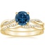 18K Yellow Gold Petite Twisted Vine Diamond Bridal Set (1/4 ct. tw.)