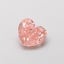 0.44 Ct. Fancy Intense  Pink Heart Lab Grown Diamond