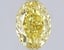 1.05 Ct. Fancy Intense  Yellow Oval Lab Grown Diamond