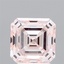3.12 Ct. Fancy Light Pink Asscher Lab Grown Diamond