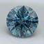 1.13 Ct. Fancy Vivid Blue Round Lab Grown Diamond