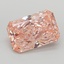 7.03 Ct. Fancy Vivid Pink Radiant Lab Grown Diamond