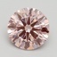 2.50 Ct. Fancy Intense Pink Round Lab Grown Diamond