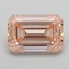 4.04 Ct. Fancy Intense  Pink Emerald Lab Grown Diamond