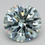 2.90 Ct. Fancy Intense Bluish Green Round Lab Grown Diamond