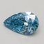 0.57 Ct. Fancy Vivid Blue Pear Lab Grown Diamond