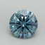 1.17 Ct. Fancy Vivid Blue Round Lab Grown Diamond