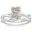 18K White Gold Winding Willow Diamond Bridal Set (1/4 ct. tw.)
