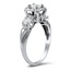 The Belleview Ring, smalltop view on a hand