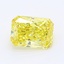 1.09 Ct. Fancy Vivid Yellow Radiant Lab Grown Diamond
