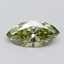 1.06 Ct. Fancy Vivid Green Marquise Lab Grown Diamond