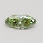 0.74 Ct. Fancy Vivid Green Marquise Lab Grown Diamond