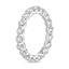 18K White Gold Riviera Eternity Diamond Ring (2 ct. tw.), smallside view