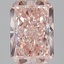 3.51 Ct. Fancy Vivid Pink Radiant Lab Grown Diamond