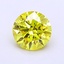 1.08 Ct. Fancy Vivid  Yellow Round Lab Grown Diamond