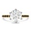 Custom Black Pavé Diamond Ring