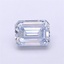 1.00 Ct. Fancy Intense  Blue Emerald Lab Grown Diamond