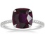 Platinum Viviana Three-Quarter Coverage Diamond Ring, smalltop view