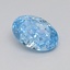 0.36 Ct. Fancy Vivid  Blue Oval Lab Grown Diamond