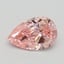 0.61 Ct. Fancy Intense Pink Pear Lab Grown Diamond