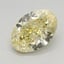 1.05 Ct. Fancy Intense Yellow Oval Lab Grown Diamond