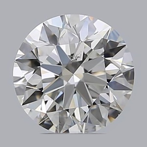 Round diamond — real photo