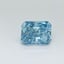 0.31 Ct. Fancy Vivid Malibu Blue Radiant Lab Grown Diamond