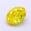 2.02 Ct. Fancy Vivid Yellow Oval Lab Grown Diamond
