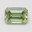 1.10 Ct. Fancy Vivid Green Emerald Lab Grown Diamond