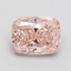 1.63 Ct. Fancy Intense Brownish Pink Cushion Lab Grown Diamond