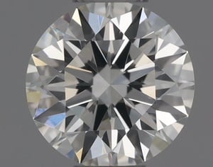 Round diamond — real photo