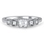 Custom Asscher Bowtie Ring