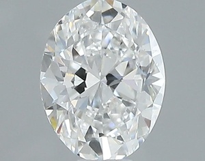 Oval diamond — real photo