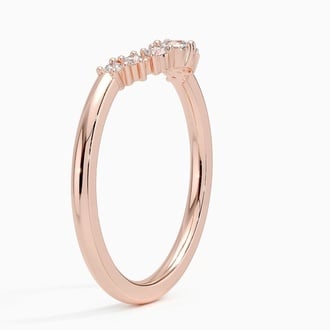Aria Contoured Lab Diamond Ring (1/6 ct. tw.)
