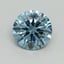1.10 Ct. Fancy Vivid Blue Round Lab Grown Diamond
