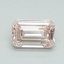 1.01 Ct. Fancy Pink Emerald Lab Grown Diamond